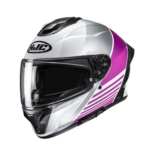 HJC Kypärä C71 Morix Valkoinen/Pinkki MC8 kuva
