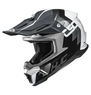 HJC Kypärä C50 Primal Musta/Valkoinen MC5 kuva