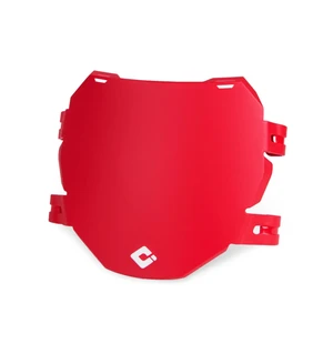 ODI DH E-MTB Number Plate for use with Triple-Crown Forks - Red image