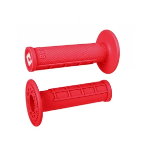 ODI Glue-On Grip Half-Waffle MX Single-Ply (Ruffian) Red kuva