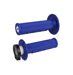 ODI Half-Waffle MX Lock-On Grip Set Blue kuva