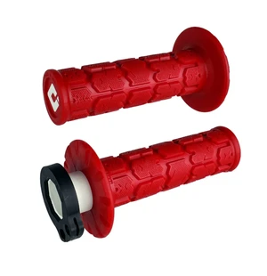 ODI ROGUE Off-Road Lock-On Grip Set Dark Red kuva
