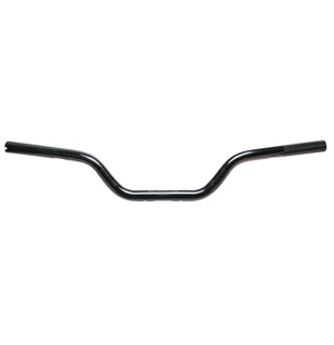 ODI Handlebar V-Twin/Moto "HART-LUCK" 1-1/8" to 1" Polished Black kuva