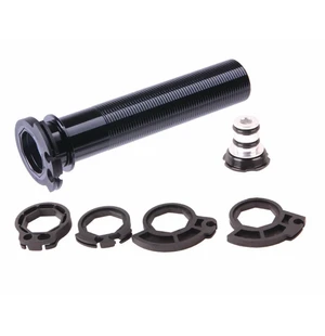 ODI Fusion PRO Alloy Throttle Tube MX 7/8" BLACK Alloy with Internal Sealed Bea kuva