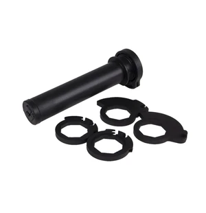 ODI Fusion OE RPLC Throttle Tube MX 7/8" BLACK Injection Molded Plastic kuva