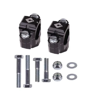 ODI MACHINED MX BAR MOUNTS 1-1/8” "Drop-In" Style-Black BLACK Machined kuva