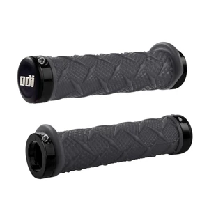 ODI ATV DUAL LOCK-ON GRIPS X-Treme Grip Graphite w/Black Clamps kuva
