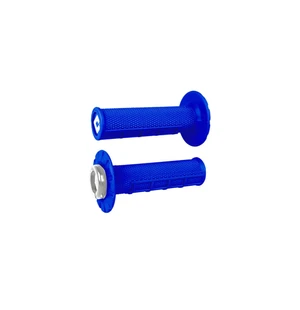 ODI Half-Waffle V2.1 ATV MX Grip 125mm Bright Blue/Silver kuva