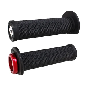 ODI (Single-Clamp) GRIPS RUFFIAN ATV/PWC - V2.1 L/O 125mm ¾ Flg Black w/Red Clam kuva