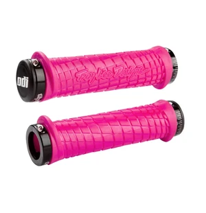 ODI LOCK-ON Grips Troy Lee Designs Signature Series Pink W/Black kuva