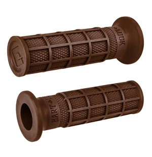 ODI Street V-Twin HART-LUCK Full-Waffle Grip Brown kuva