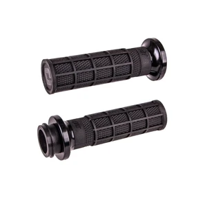 ODI Street V-TWIN Lock-On HART-LUCK Full-Waffle BLACK/Black/black kuva