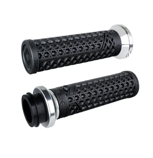 ODI Street Grips V-TWIN Lock-On VANS Signature-HD TBW BLACK/Silver kuva