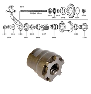 Bromskona SHIMANO (CB-E110) 1-vxl image