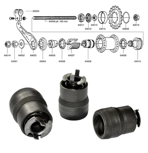 SHIMANO 1-v (CB-E110) kytkinkartiosarja kuva
