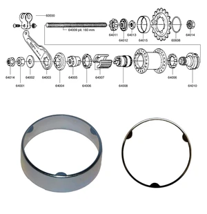 Dammskydd SHIMANO (CB-E110) 1-vxl. höger image