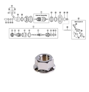 Axelmutter SHIMANO (SG-3C40) 3/8x26 image