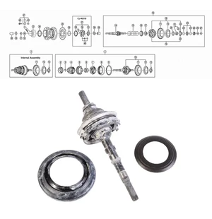 Drivare SHIMANO NEXUS 7-vxl (SG-7C25) + axelenhet image