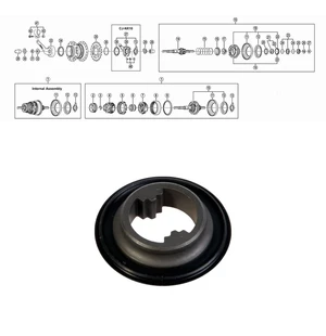 SHIMANO NEXUS 7-V (SG-7C22725/26/30) kartio oikea tiivisteellä kuva