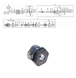SHIMANO NEXUS 7-V (SG-7C25/26/30) vaijerin lukitusruuvi kuva