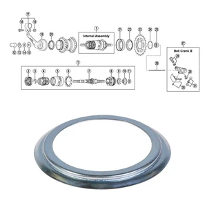 Dammskydd SHIMANO 3-vxl (SG-3C40) B höger image