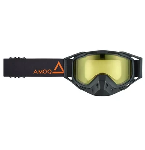AMOQ Youth Snow Goggles Black-Orange yellow lens kuva