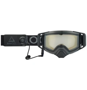 AMOQ Burner goggles Magnetic Dual Lens HEATED clear image