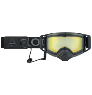 AMOQ Burner goggles Magnetic Dual Lens HEATED yellow image