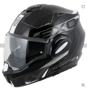 SCORPION EXO-TECH EVO TRAVELLER Black-White image