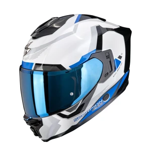 SCORPION Helmet EXO-1500 AIR ARENA White-Blue image
