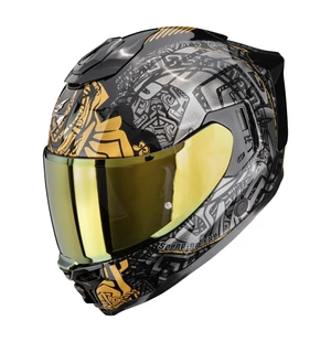 SCORPION Helmet EXO-1500 AIR APUS Black-Grey-Gold image