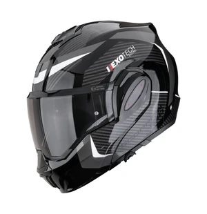 SCORPION Helmet EXO-TECH EVO PRO ACUTI Black-Silver kuva