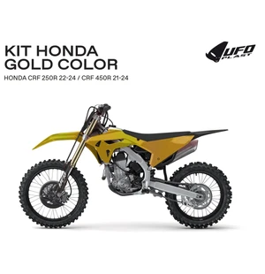 UFO Muovisarja 6-osainen CRF250R 22-24- CRF450R 21-24 Gold/Black kuva