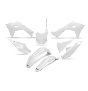 UFO Plastic kit 5-parts White KX250F 25-.. KX450F 24-.. kuva