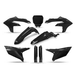 UFO Plastic kit 6-parts YZ250F 24-.. YZ450F 23-25 Black kuva