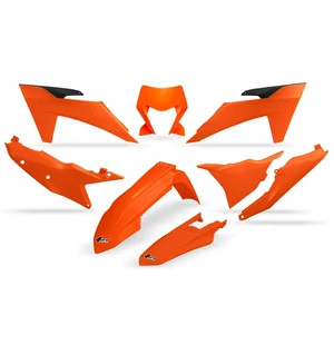 UFO Plastic kit 6-parts KTM EXC EXCF 2024-.. 125-500 Orange kuva