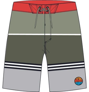 Oakley STRIPED 1975 BOARDSHORT 21” DARK BRUSH GREY COLOR BLOCK 32 kuva
