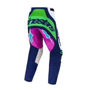 Alpinestars Housut Techstar Maven Valkoinen/Sininen/Vihreä Fluo kuva