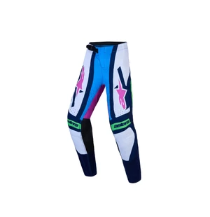 Alpinestars Byxor Youth Supertech Maven Vit/Blue/Grön Fluo image