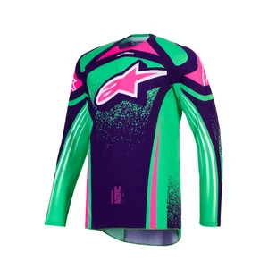 Alpinestars Paita Techstar Nomur Lila/Vihreä/Fluo Pinkki kuva