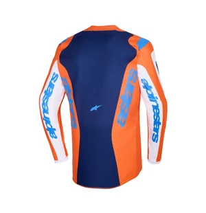 Alpinestars Jersey Fluid Grid Orange/UCLA Blue image