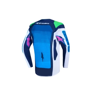 Alpinestars Paita Junior Supertech Maven Valkoinen/Sininen/Vihreä Fluo kuva