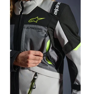 Alpinestars Ajotakki Andes v4 Drystar Ice Harmaa/Fluo Keltainen kuva