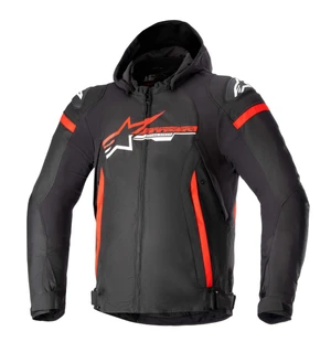 Alpinestars Tekstiilitakki Zaca Vedenpitävä Musta/Punainen/Valkoinen kuva