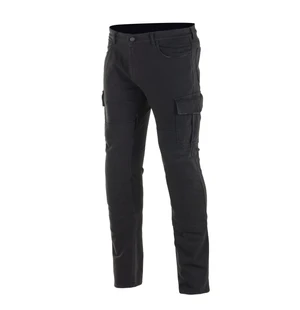 perfect for urban riding.</p><p><br></p><p>• Distressed denim with knitted fabric construction for enhanced protection against abrasion and cuts.</p><p>• Inner liner connected to the knee compartment to avoid stitching lines on the front of the pants, thu kuva
