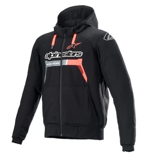 Alpinestars Hoodie Chrome Ignition Black/Red kuva