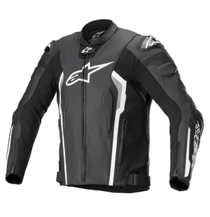 Alpinestars Nahkatakki Missile v2 Musta/Valkoinen kuva