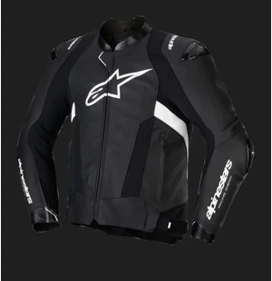 Alpinestars Nahkatakki Missile v3 Musta/Valkoinen kuva