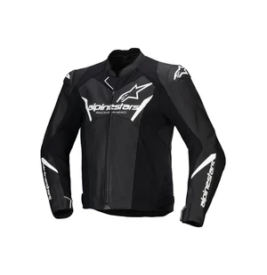 Alpinestars Nahkatakki Faster v3 Airflow Musta/Valkoinen kuva