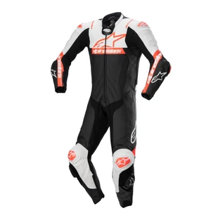 Alpinestars Nahkapuku Missile Ward 1pc Musta/Valkoinen/Punainen Fluo kuva